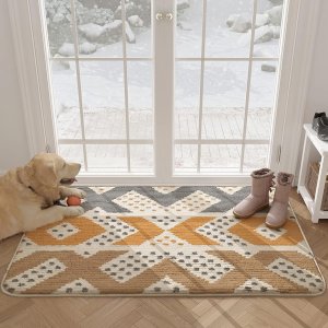 Heavy Duty Super Absorbent Floor Mat, Doormats Inside, Indoor Mats For Front/Back Door