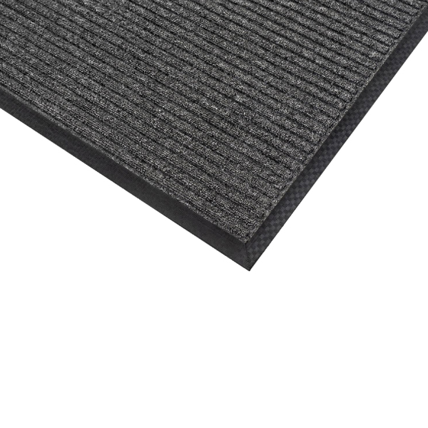 Non-Slip Unique Double Rib Ridged Designed Rubber Backing Door Mat