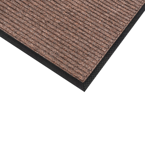 Non-Slip Unique Double Rib Ridged Designed Rubber Backing Door Mat